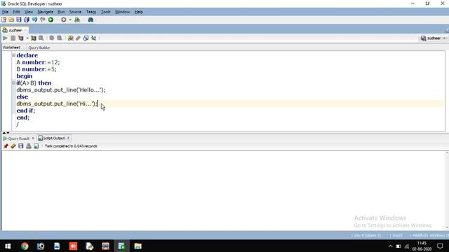PL/SQL 03 - Operators Part 2 - Relational Operators