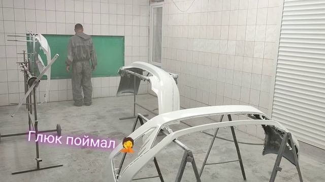 МОЯ ПЕРВАЯ ПОКРАСКА В САМОДЕЛЬНОЙ ПОКРАСОЧНОЙ КАМЕРЕ - Бампера и крыло от Wolksvagen Passat