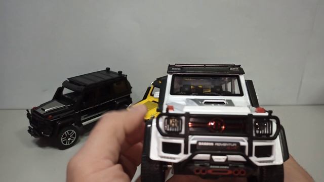 Mercedes-Benz BRABUS G550 OFF-ROAD металлическая модель 1:24 ТМ "Автосвіт" со звуком и светом. смотреть онлайн