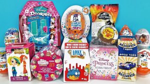 СЮРПРИЗ MIX! Принцессы Диснея, My little pony, Сказочный патруль, Машинки Unboxing Kinder Surprise