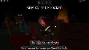 How to get THE EXCLUSIVE SLYCER KNIFE in SURVIVE THE KILLER! (EXCLUSIVE!) [ROBLOX]