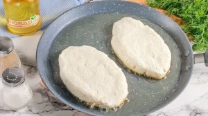 Ленивый творожный хачапури по-аджарски на сковороде