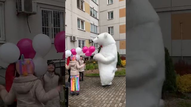 Поздравление от мишки на День Рождения смотреть онлайн