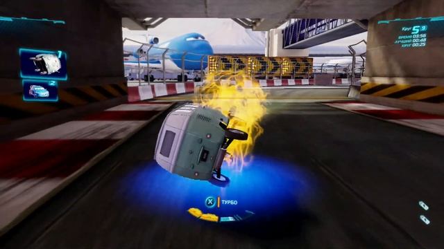 Тачки 2 (Xbox 360) - Боевой Заезд - Тяжелая Сложность - Спринт "Терминал" - Новенький Филмор смотреть онлайн