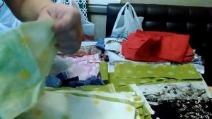 Распаковка ветоши от Магнатекс. #обзор, #ткани, #лоскутки, #шитье.
