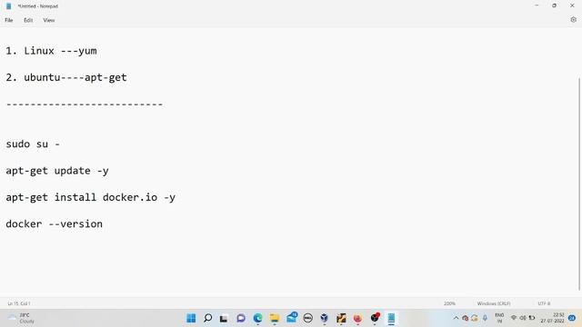 Docker 01 | Docker installation | Tamil