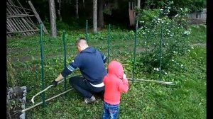 декоративный плетенный забор своими руками