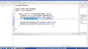 Getting Input from User using Java