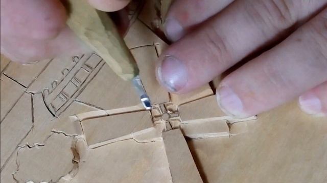 Резное панно - Хутор; 4 дня резьбы за 7мин. Резьба по дереву - Wood carving. Carved panel - farm.