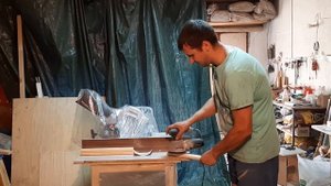 как закруглить бруски. Интерскол Эшм 125.