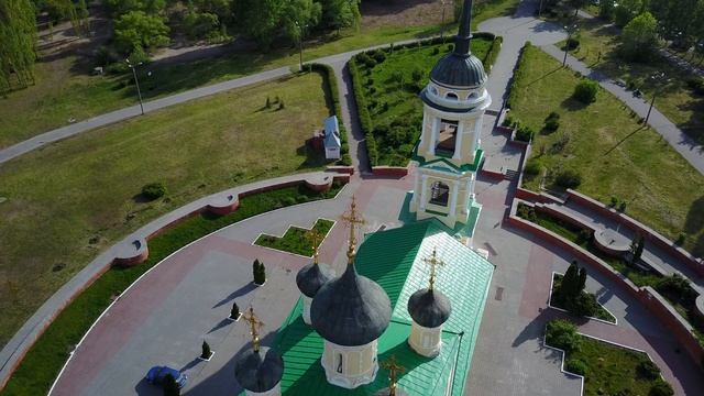 Успенский Адмиралтейский храм с квадрокоптера. Готопредестинация, Воронеж 12 мая 17 смотреть онлайн