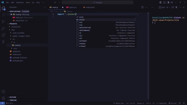 Vite | Creating a project using a quick template engine смотреть онлайн