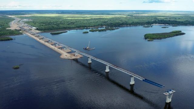 В Благовещенске строители готовятся к стыковке моста через Зею смотреть онлайн