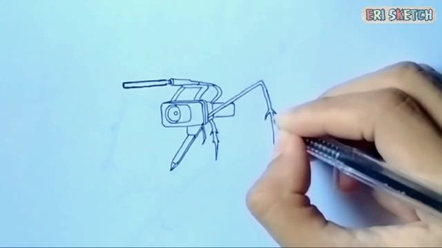 Cara menggambar spider camera | Skibidi Toilet Drawing смотреть онлайн