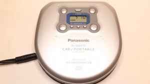 Panasonic CD Player SL-SX221C - With Headphones and Case - SN: FT0FA12597