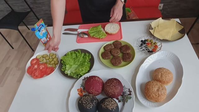 Бургер (гамбургер) для детей смотреть онлайн