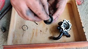 Ремонт насоса ГУР mazda 626 ge  Замена подшипника ГУР.