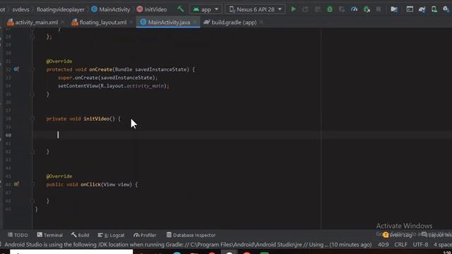 How to implement floating video player in app | Android Studio | Java | Android App Development