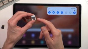 How to Insert SD Card on SAMSUNG Galaxy Tab S7 FE – SD Card Installation
