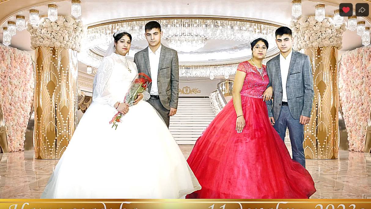 № 61Наша свадьба Артур и Зухра 11 декабря 2023 г, Дятьково смотреть онлайн