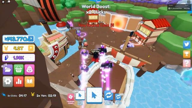 ALL COIN LOCATIONS in Roblox Anime Clicker Simulator смотреть онлайн