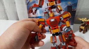 Обзор на конструктор марвел, мех железного человека