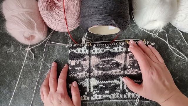 КОТОШАПКА 2В1) ВЯЗАНИЕ НА ВЫБЫВАНИЕ - 4 "УХО - ГОРЛО - НОС"  #внв_4 #шапкаспицами