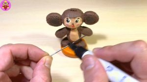 Леплю Чебурашку и ещё кого-то... из пластилина | Avipi лепка по фильму 2023