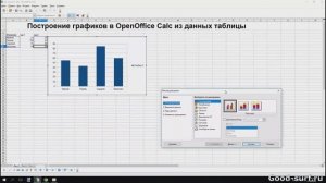 Построение графиков в OpenOffice Calc из данных таблицы