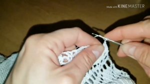 Вяжем подол к платью крючком на девочку 2-3 года