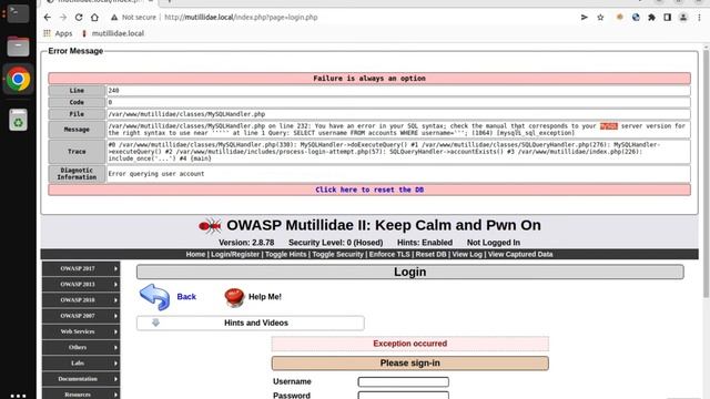 Mutillidae: Lab 47 Walkthrough смотреть онлайн