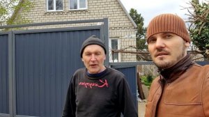 Забор из профлиста на свайном фундаменте Ворота распашные и калитка Видеоотзыв в конце.