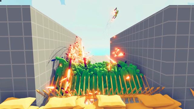 Zombie 100 Units vs God Units - Totally Accurate Battle Simulator TABS смотреть онлайн