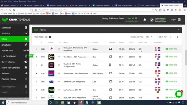 Make $80 Per Day With Crak Revenue(Adult Affiliate Network 2020) смотреть онлайн