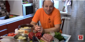 КАК ПРИГОТОВИТЬ МЯСО С ОВОЩАМИ. АДЖАПСАНДАЛ.