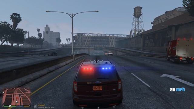 GTA 5 Mod LSPDFR - Unmarked Ford Explorer - Patrolling Los Santos part 2 смотреть онлайн