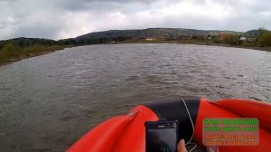 ПВХ SibRiver Абакан 430 JET + sea-pro 40 водомет.Покатушки по большой воде.видео