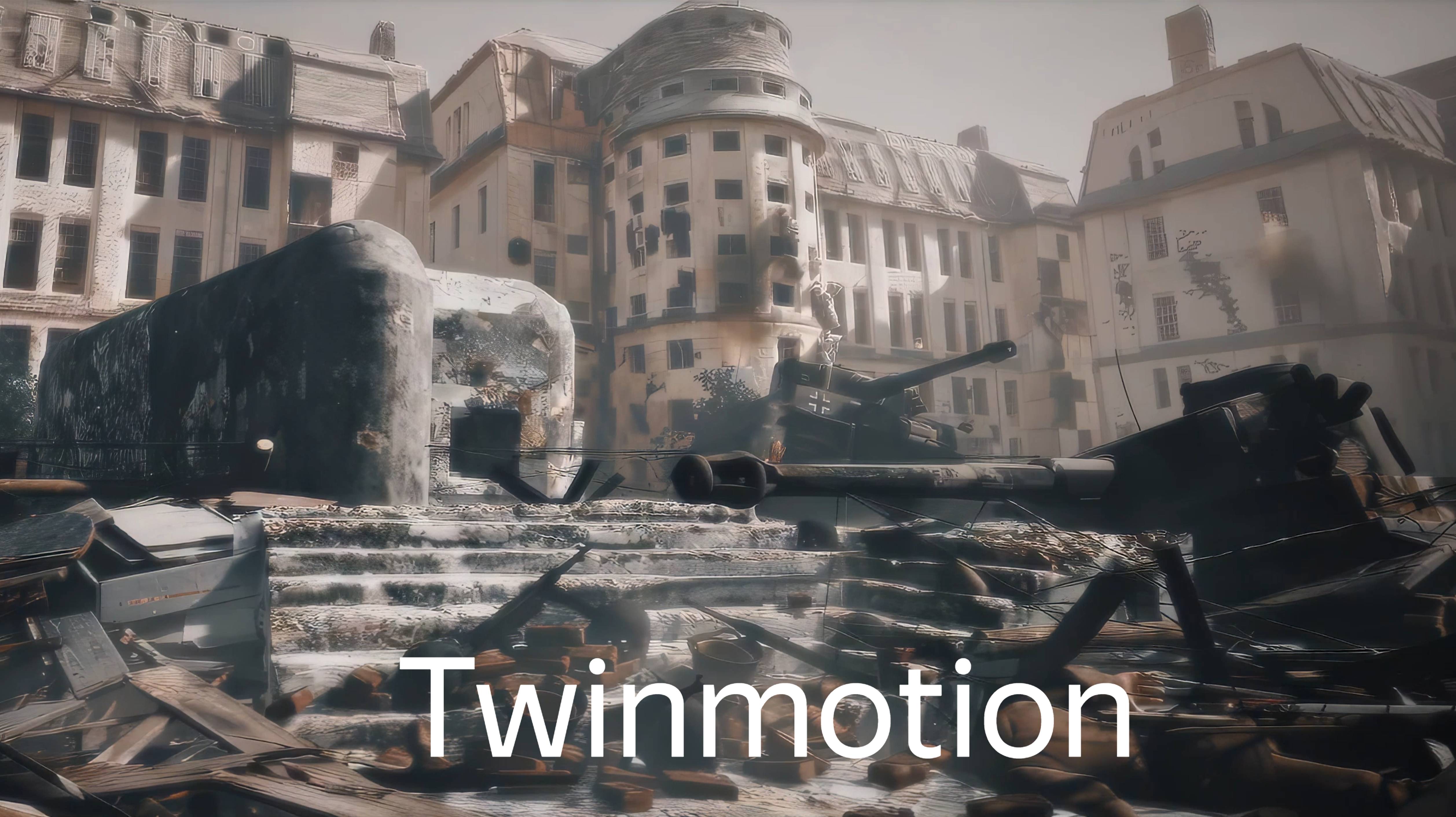 Twinmotion Community Edition 2023.2. 1945. 4к. смотреть онлайн