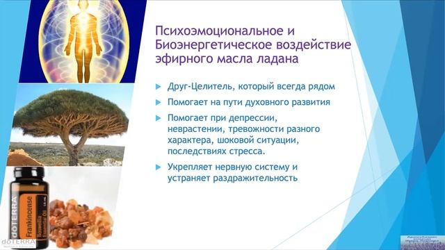 Вебинар про Психо Эмоциональное Воздействие Ладана Елена Голубева