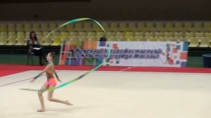 Полякова Ксения, лента. Командное Первенство Москвы. 29.03.13