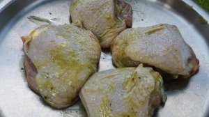 Куриные бёдра  гриль на мангале