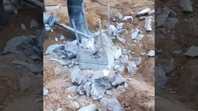 Распушовка под ростверк Ж/Б свай! смотреть онлайн