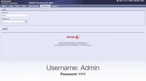 How to Login to Xerox Web Interface Centreware via IP address