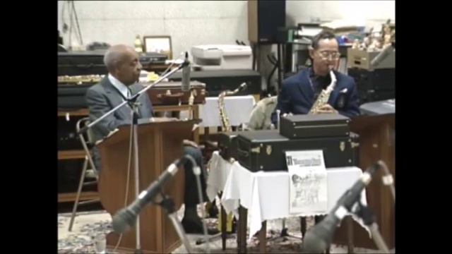King Bhumibol Adulyadej & Benny carter saxophone