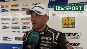 Louise Goodman interviews the Round 17 podium finishers | BTCC 2022