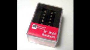 seymour duncan sh1n 59 Model For neck Guitar Pickup Review