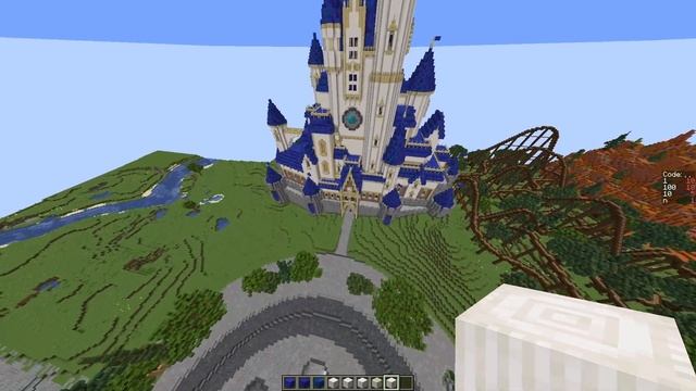 We Made the DISNEY CASTLE in MINECRAFT смотреть онлайн