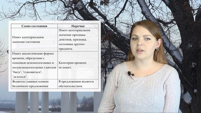 Урок 11. Слова категории состояния. Позитивные эмоции