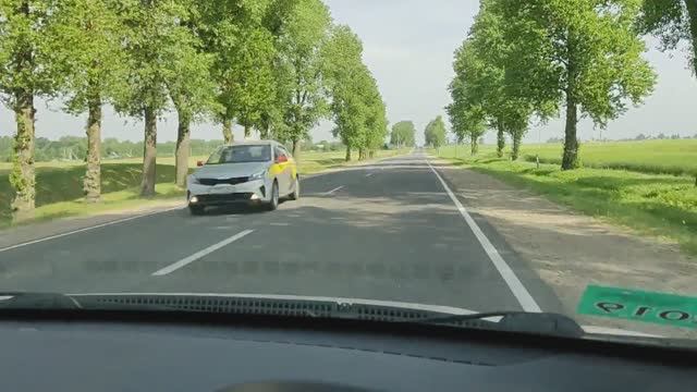 Автодорога Витебск - Должа (Белорусь, июнь 2021 г). В пути с Белорусским радио и музыкальным треком