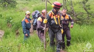 Из природного парка Ергаки спасатели эвакуировали еще одного травмированного туриста